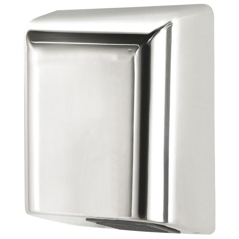 Secador de m�os em a�o inoxid�vel BIGFLOW com sensor eletr�nico. Acabamento brilhante