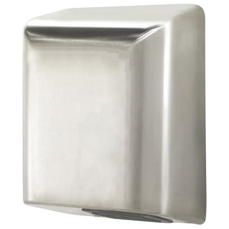 Secador de m�os em a�o inoxid�vel BIGFLOW com sensor eletr�nico. Acabamento escovado