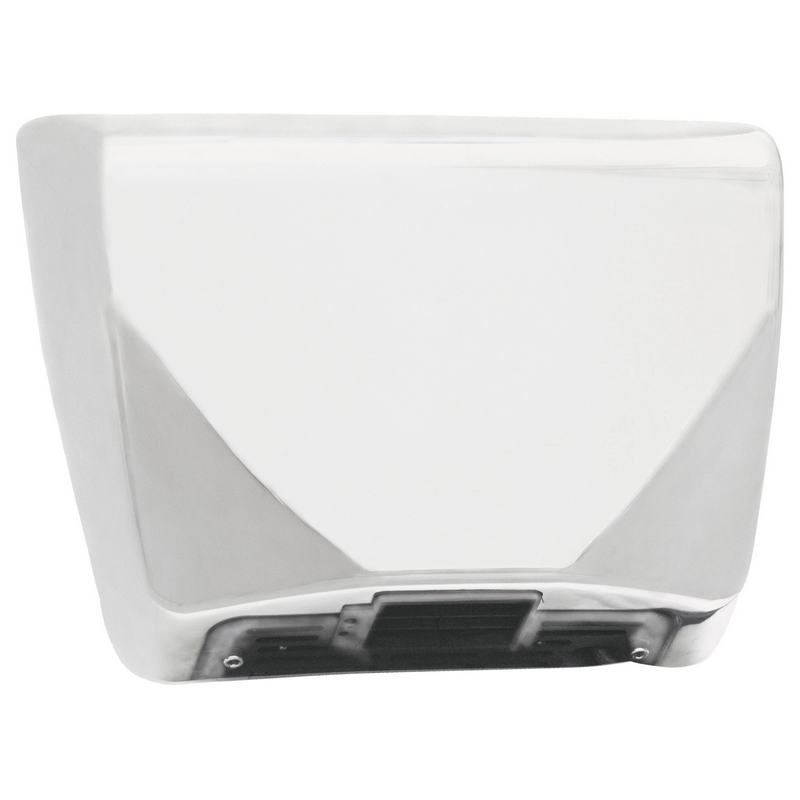 Secador de m�os THIN em a�o inoxid�vel com sensor eletr�nico. Acabamento branco