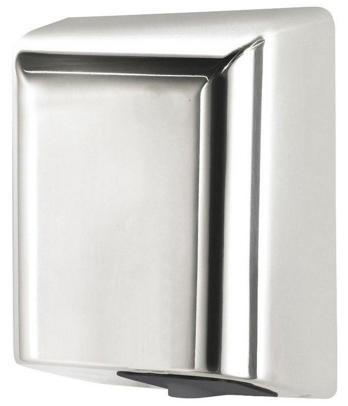 Secador de m�os FUGA ultra-r�pido em a�o inoxid�vel. Acabamento brilhante