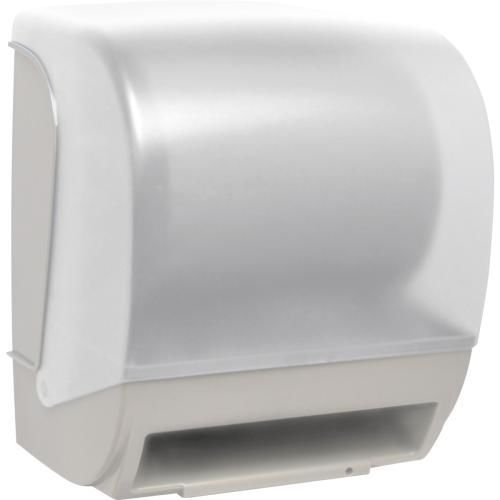 Dispensador de toalhas de papel com sa�da autom�tica dispensador corte manual. ABS branco