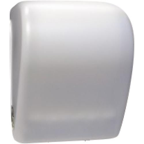 Dispensador de toalhas de papel com sa�da de recorte manual. ABS     branco