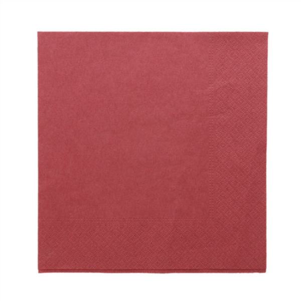 GUARDANAPOS ECOLABEL 2 FOLHAS 18 G/M2 39x39 CM BORDEAUX TISSUE (1600 UNIDADE)