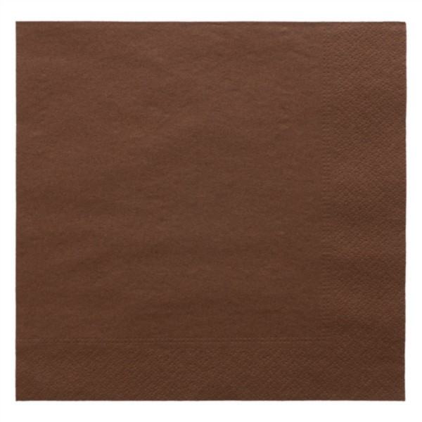 GUARDANAPOS ECOLABEL 2 FOLHAS 18 G/M2 39x39 CM CHOCOLATE TISSUE (1600 UNIDADE)