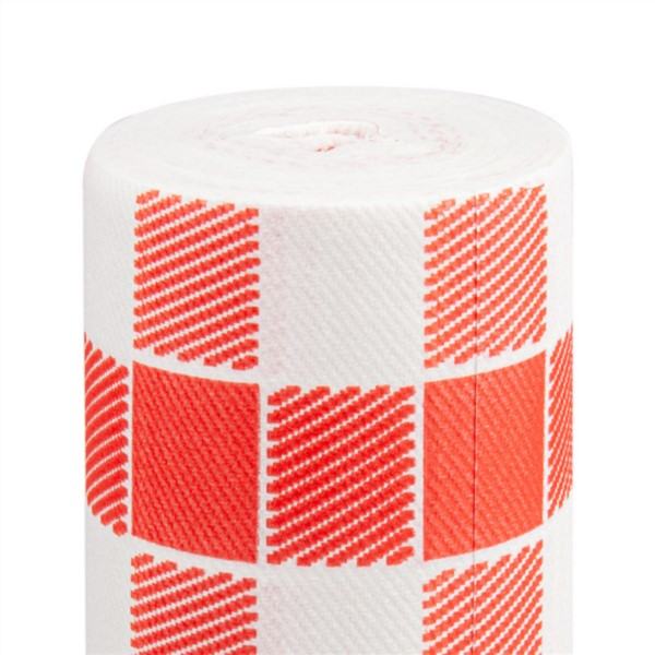 ROLO T�TE � T�TE PR�. 120CM (20 SER.) VICHY 55 G/M2 0,40x24 M BRANCO AIRLAID (6 UNIDADE)