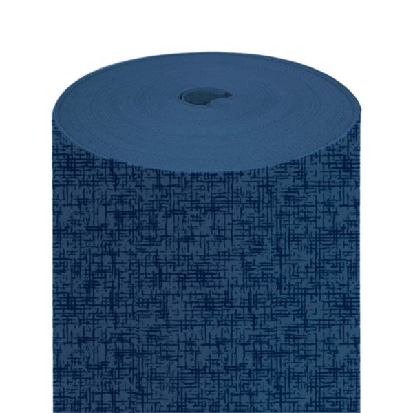 ROLO T�TE � T�TE PR�. 120CM (20 SER.) JAZZ 55 G/M2 0,40x24 M AZUL MARINHO AIRLAID (6 UNIDADE)