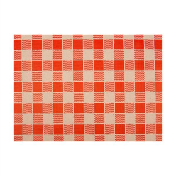TOALHETES DE MESA FEEL GREEN 'VICHY' 80 G/M2 31x43 CM NATURAL PAPEL RECICLADO (250 UNIDADES)