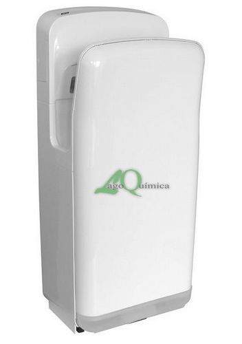 Secador de mãos Alphadry automático em cor branco e secagem ultrarrápida.