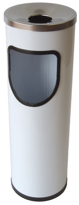 cinzeiro Papeleira redonda branca 25 Lt