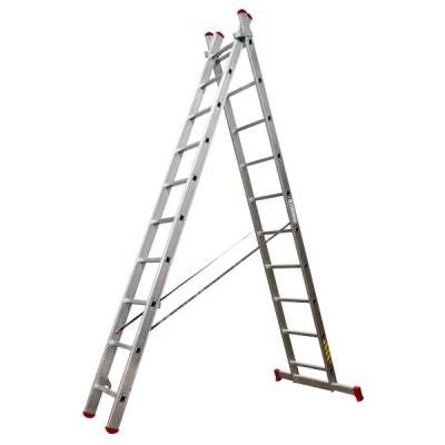 Escadas Dupla Profissional LPROFI em Alum�nio 6,00+6,00c/Base