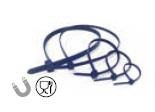 Abra�adeiras de nylon detect�veis por metal pacote com 100 unidades