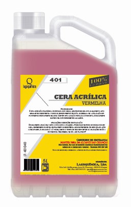 LQ-401 OPTIRED Cera Acrlica Vermelha 5 kg