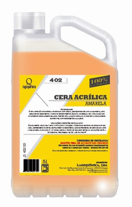 LQ-402 OPTICER Cera Acrlica Amarela  5 kg