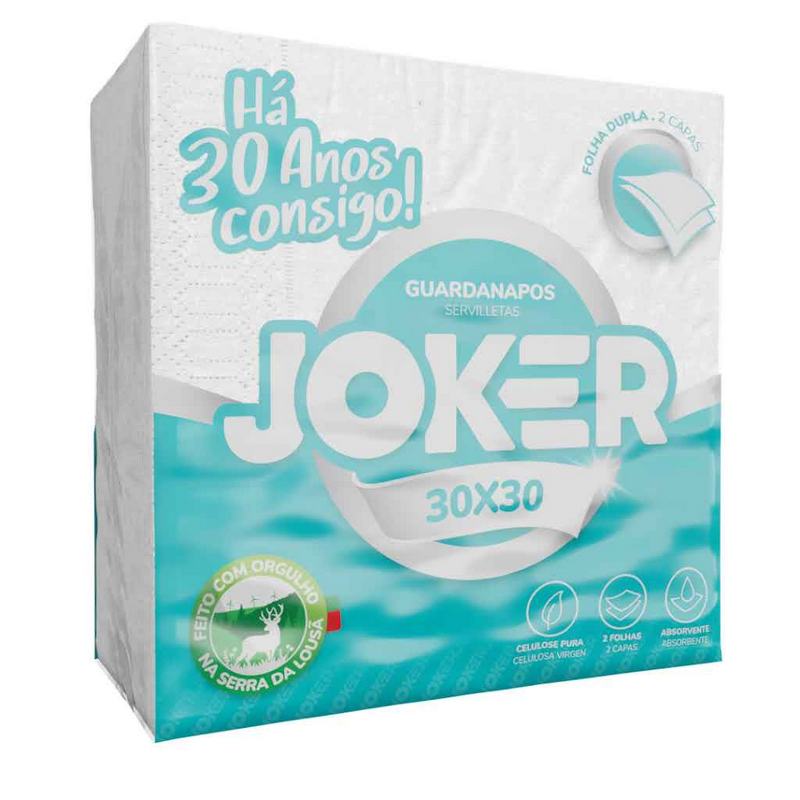 Guardanapo 30x30 pasta dupla 48 ma�os 100 Folhas