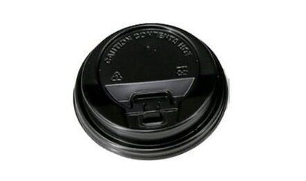 Tampa Preta Sip Copo Papel-8oz/12oz 0/80 mm Manga 50 Unidades