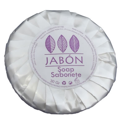 Sabonetes - REDONDO PLISE 30G - 100 und/caixa