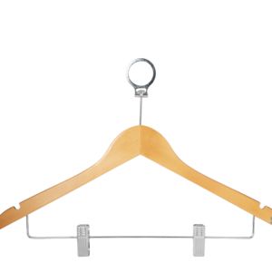 Cabide anel anti-roubo Com Pin�as Madeira Natural Dimens�o 300X448X12 mm Set 100  Unidades