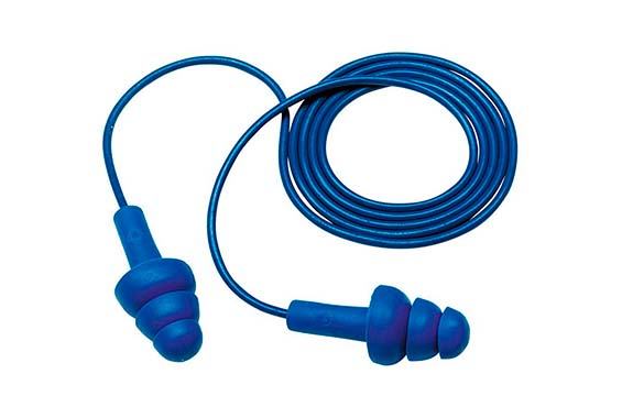 Tamp�o com 3 an�is, detet�vel por detetores de metais, azul