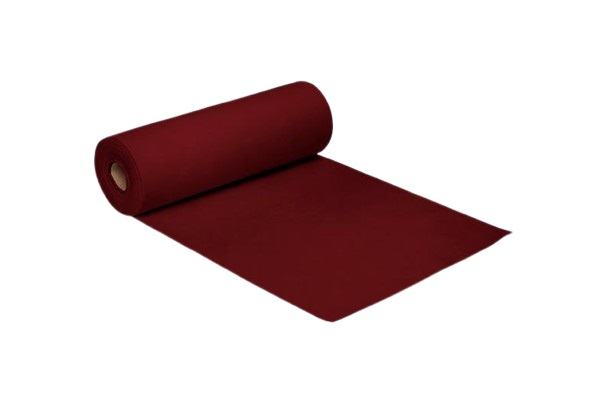 Toalha Mesa Rolo Tecido N Tecido Pr� cortado 30cm 0,40x48 bordeaux