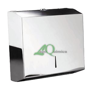 Toalheiro zigzag em Inox brilhante 