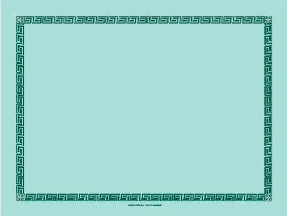 TOALHETE DE MESA 60 G 60 G/M2 30x40 CM MENTA AIRLAID 200 UNIDADES