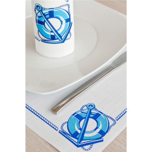 TOALHETES DE MESA CADAQU�S 48 G/M2 31x43 CM BRANCO CELULOSE 500 UNIDADES