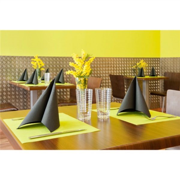 TOALHETE DE MESA SNACK SPUNDBOND LIMA LIM�O 30x40cm 200 UNIDADES