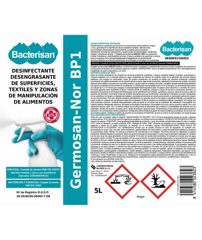 Germosan-Nor BP1  Caixa 2 X 5 lt 