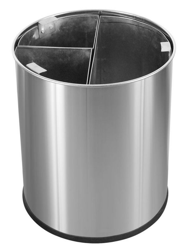 Contentor Triselectivo 40L INOX Satinado